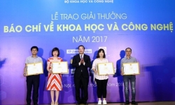 Bộ KH&CN tổ chức Lễ trao Giải thưởng Báo chí về Khoa học và Công nghệ 2017 